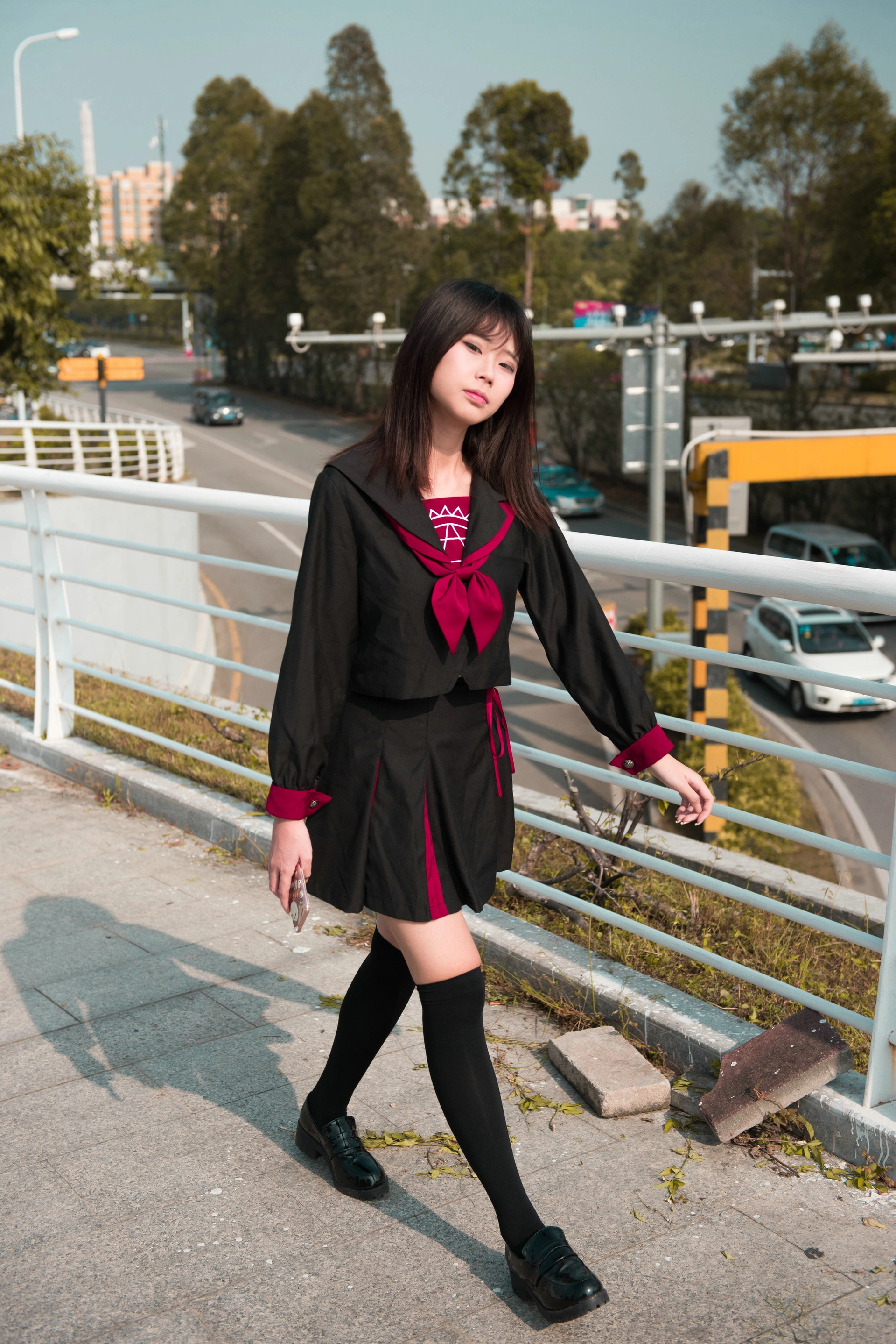 [魔镜街拍] 141 活力美术生JK美少女 2